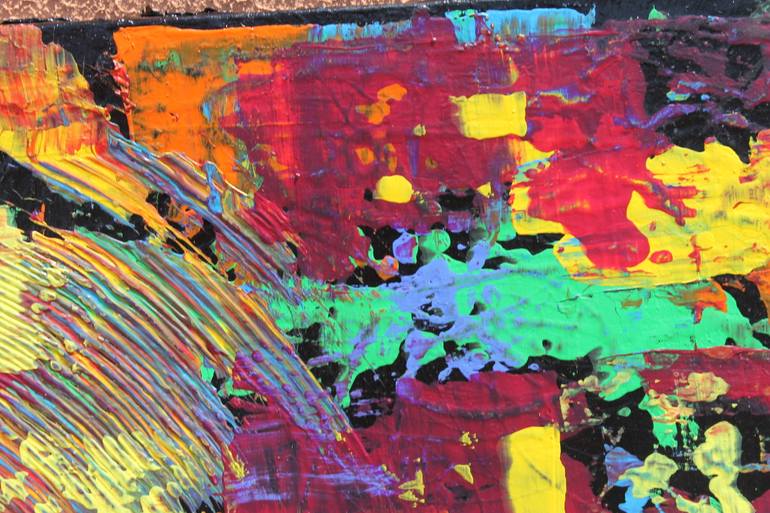 Original Conceptual Abstract Painting by Juan Jose Garay