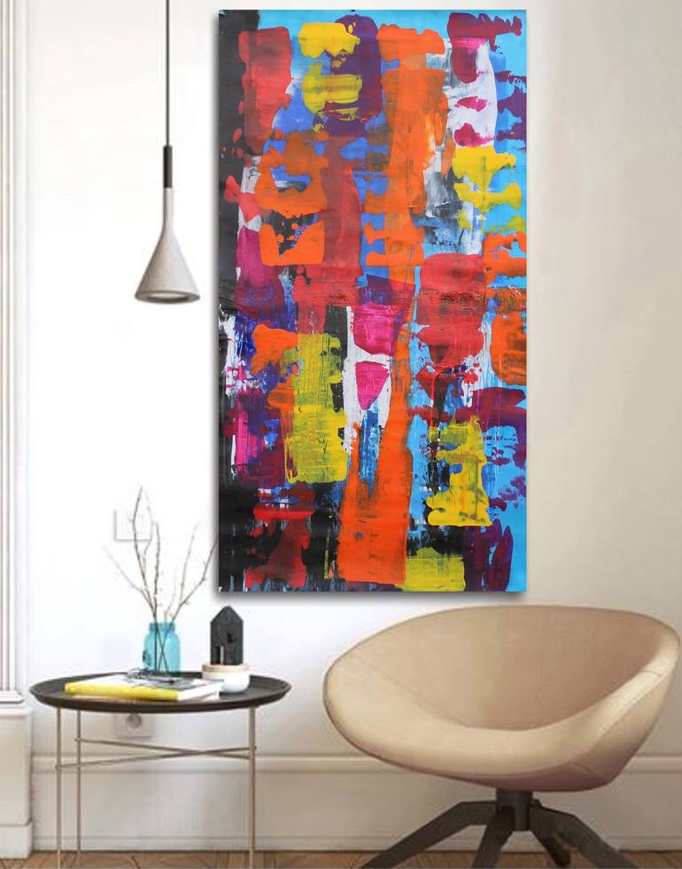 Original Abstract Painting by juan jose garay