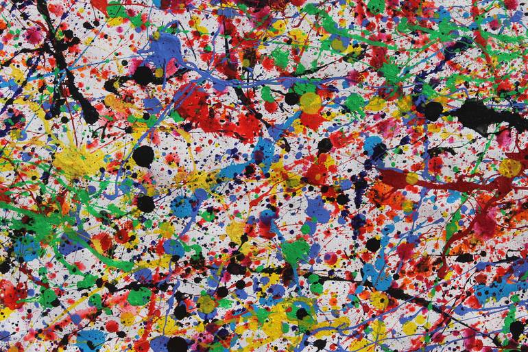 Original Conceptual Abstract Painting by Juan Jose Garay