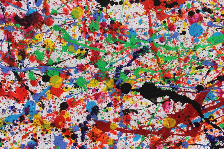 Original Conceptual Abstract Painting by Juan Jose Garay