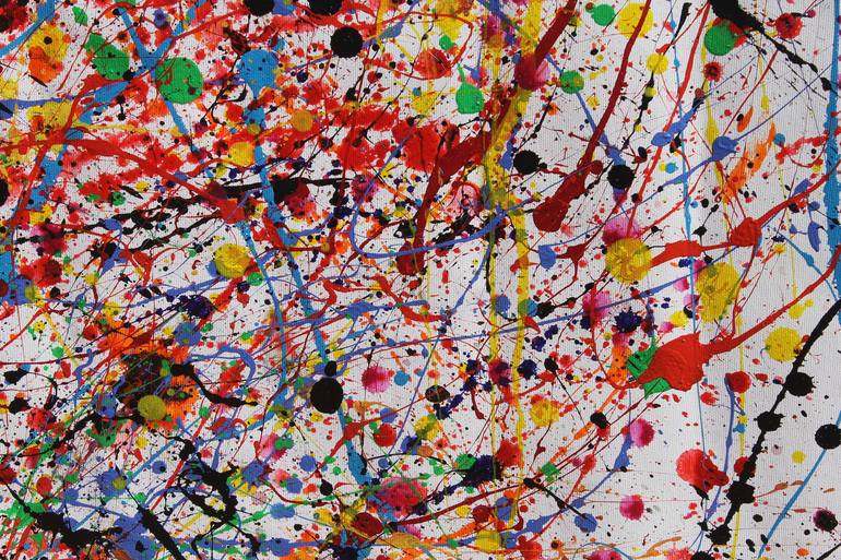 Original Conceptual Abstract Painting by Juan Jose Garay