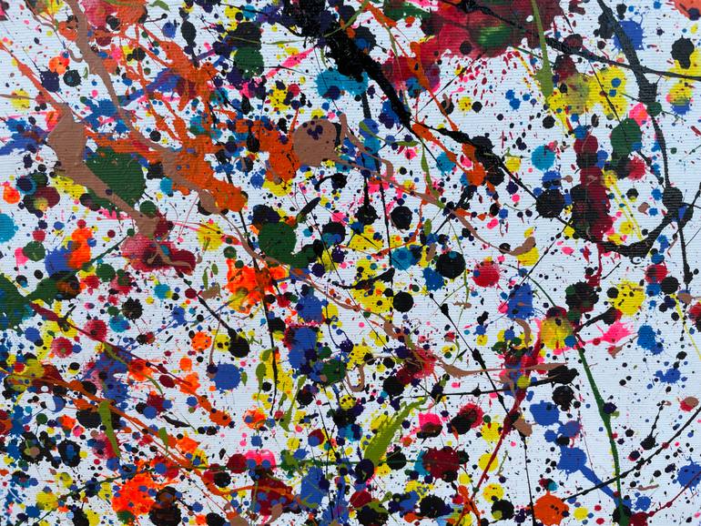 Original Conceptual Abstract Painting by Juan Jose Garay
