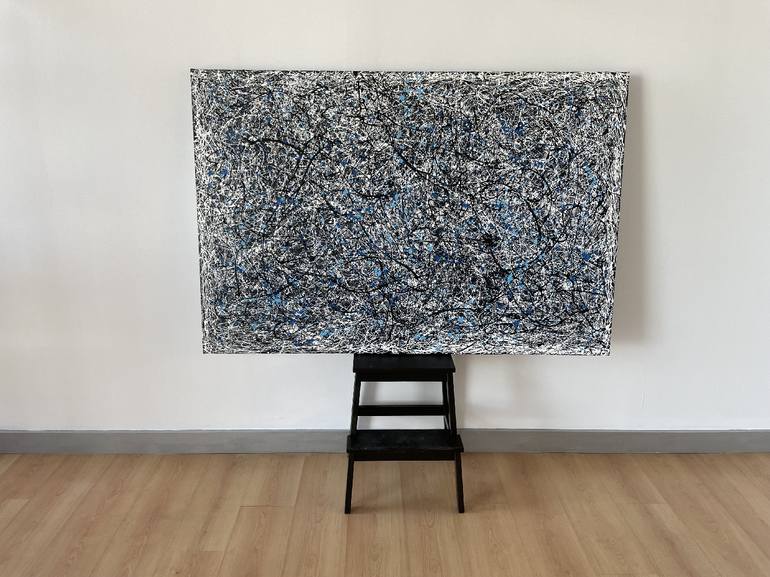 Original Abstract Expressionism Abstract Painting by Juan Jose Garay