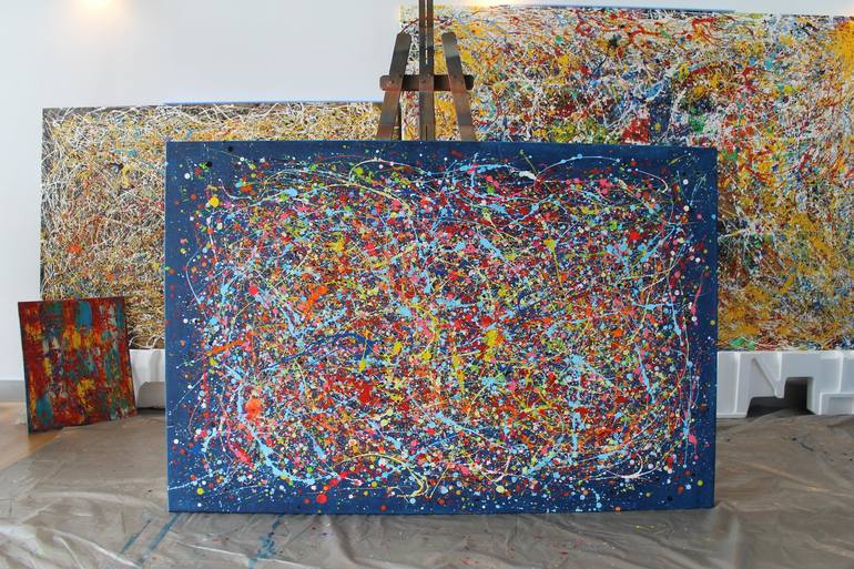 Original Abstract Painting by juan jose garay