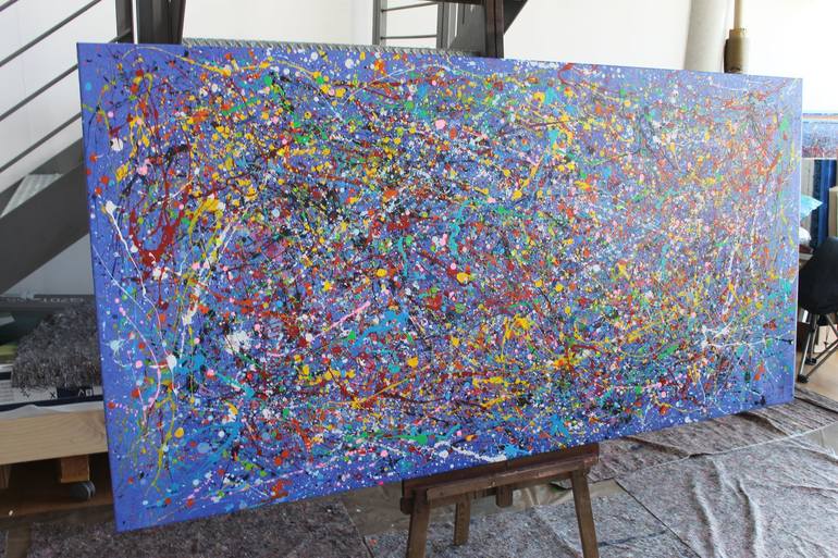 Original Abstract Expressionism Abstract Painting by juan jose garay