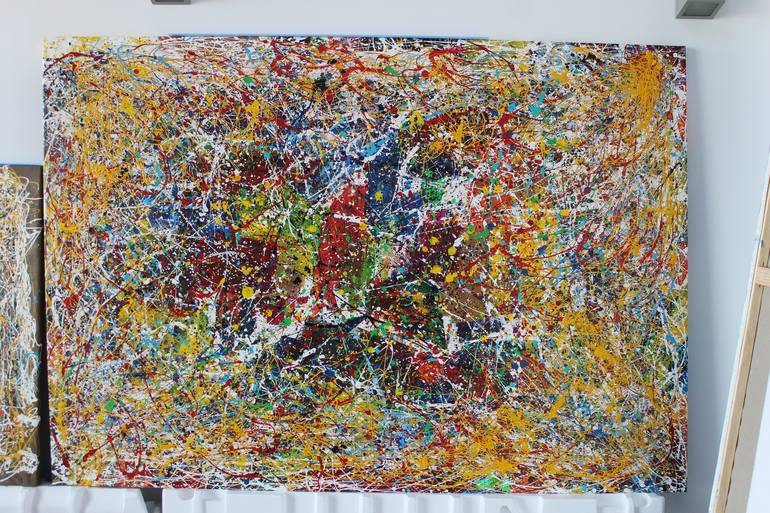 Original Abstract Painting by juan jose garay