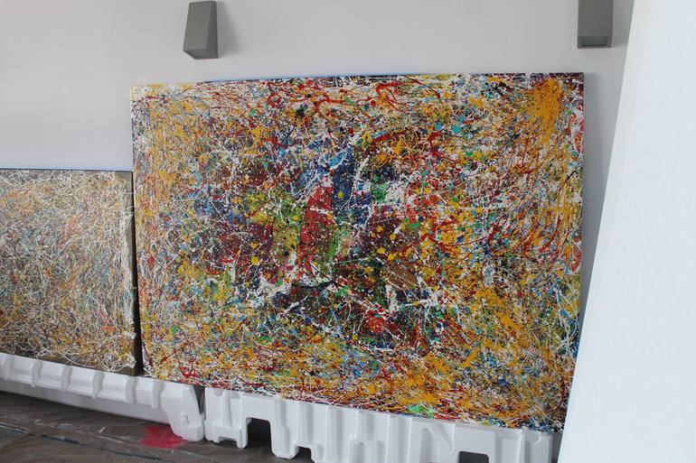 Original Abstract Painting by juan jose garay