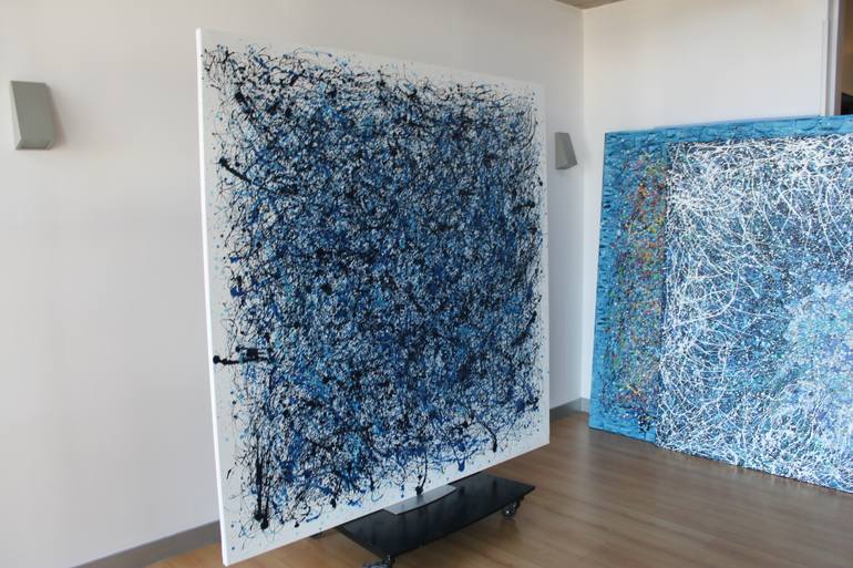 Original Abstract Expressionism Abstract Painting by Juan Jose Garay