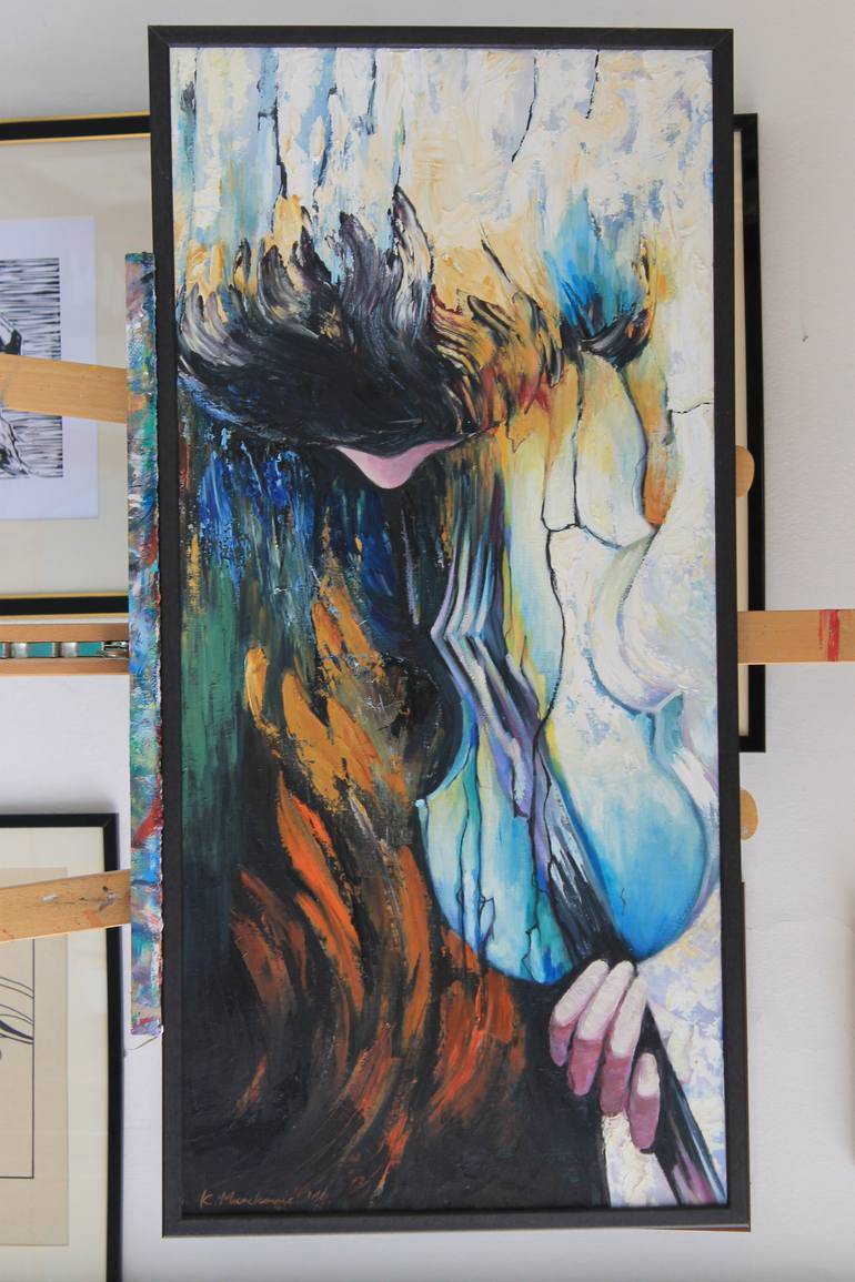 Original Modernism Music Painting by Kristina Mareković