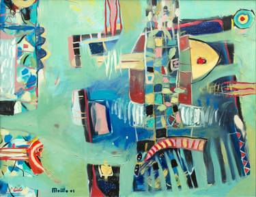 Original Abstract Paintings by Todor Paskalev