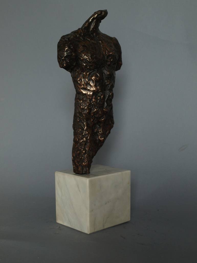 Original Expressionism People Sculpture by Waldemar Mazurek