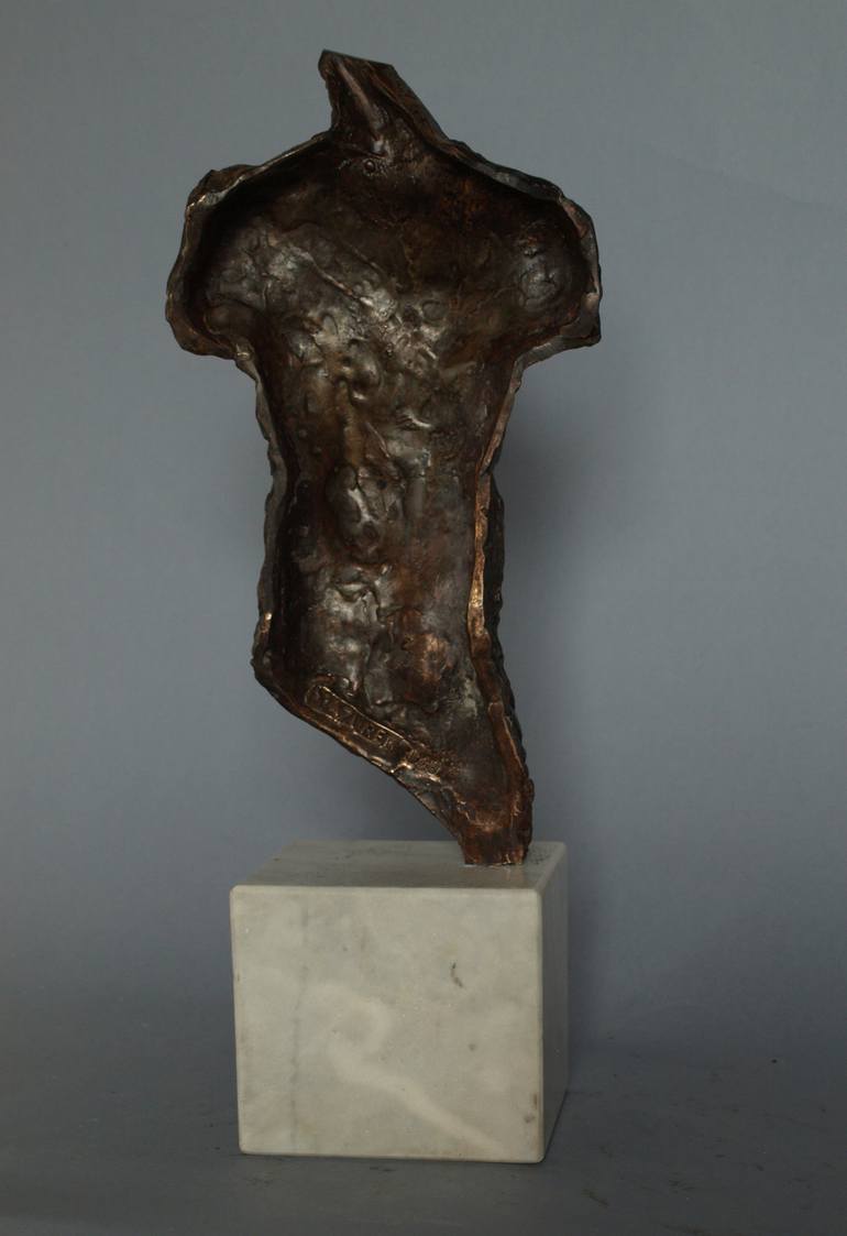 Original Expressionism People Sculpture by Waldemar Mazurek