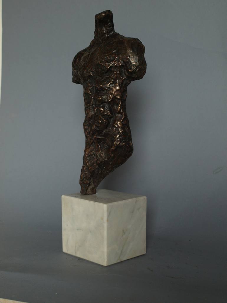 Original Expressionism People Sculpture by Waldemar Mazurek