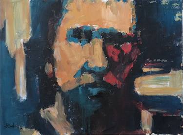 Original Expressionism Men Paintings by Aleksandar Boskovic