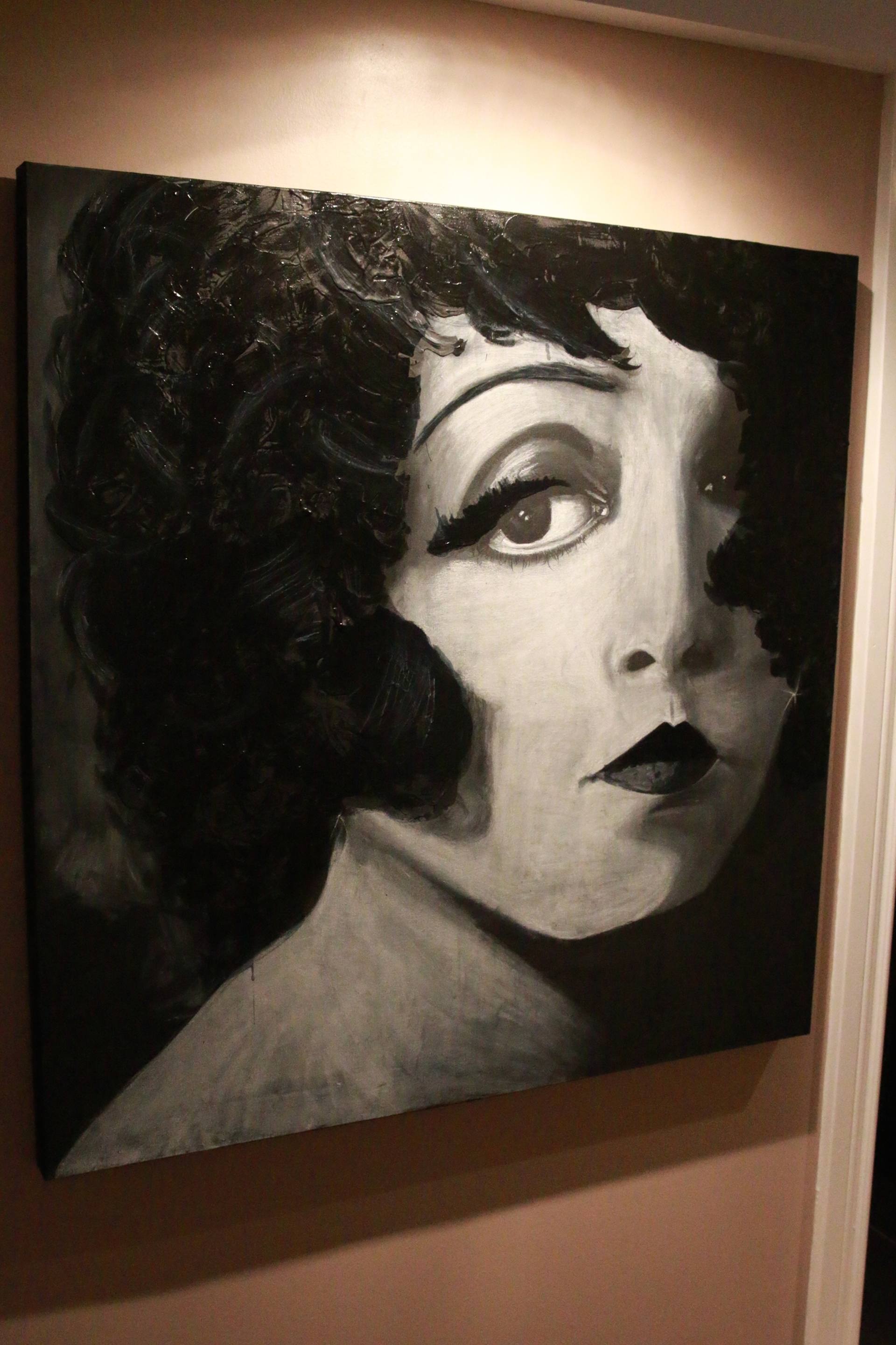 Clara bow - charcoal on canvas Drawing by Kimberly A.P. | Saatchi Art