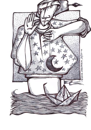 Print of Figurative Boat Drawings by joão Beja