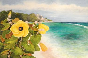 Print of Seascape Paintings by Janet Summers
