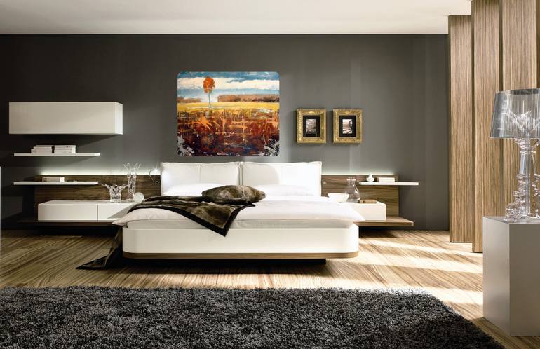 Original Abstract Expressionism Landscape Painting by James Armstrong