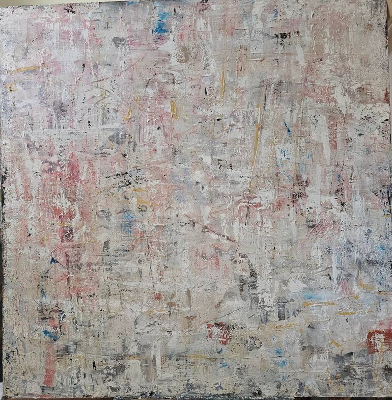Original Abstract Painting by Holly Blanton  Abstract Art on Canvas  Abstract with Blush