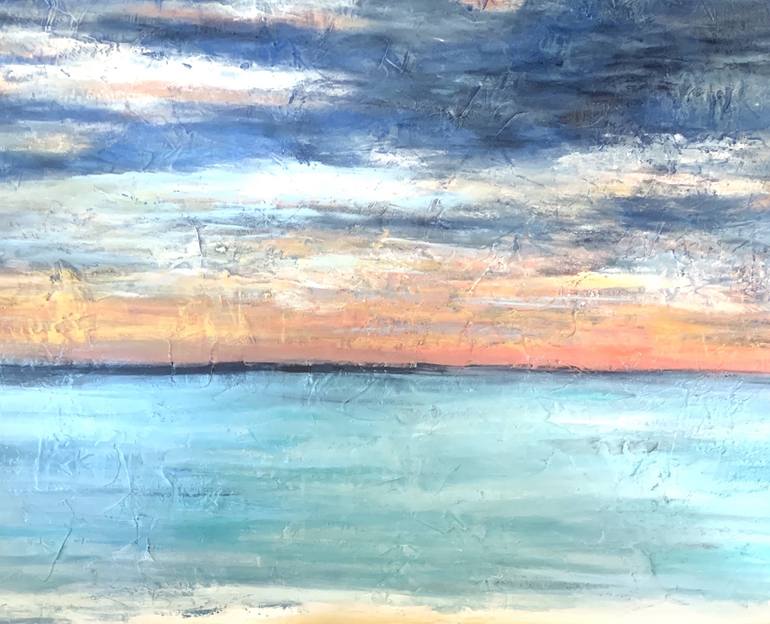 Original Beach Painting by Holly Blanton  Other Art on Canvas  View to the Sea