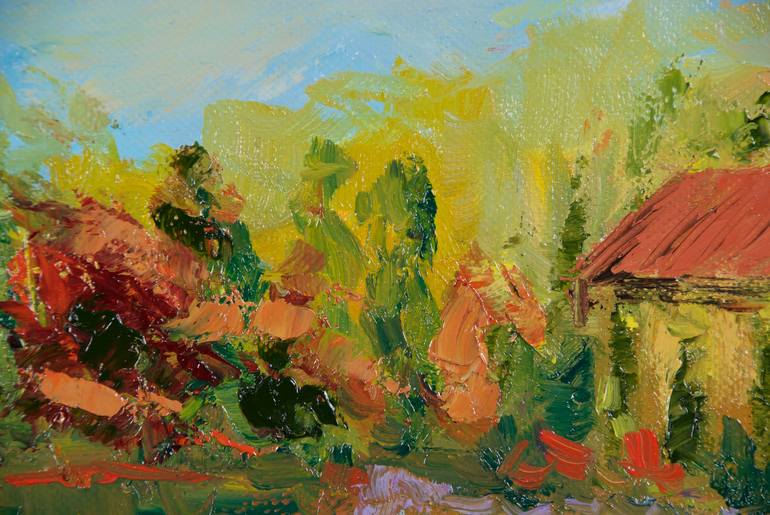 Original Expressionism Landscape Painting by Trish Weeks