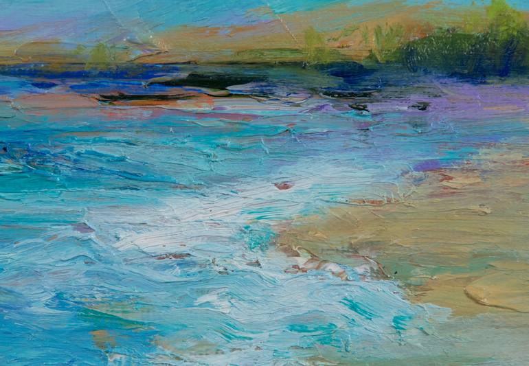 Original Abstract Expressionism Seascape Painting by Trish Weeks