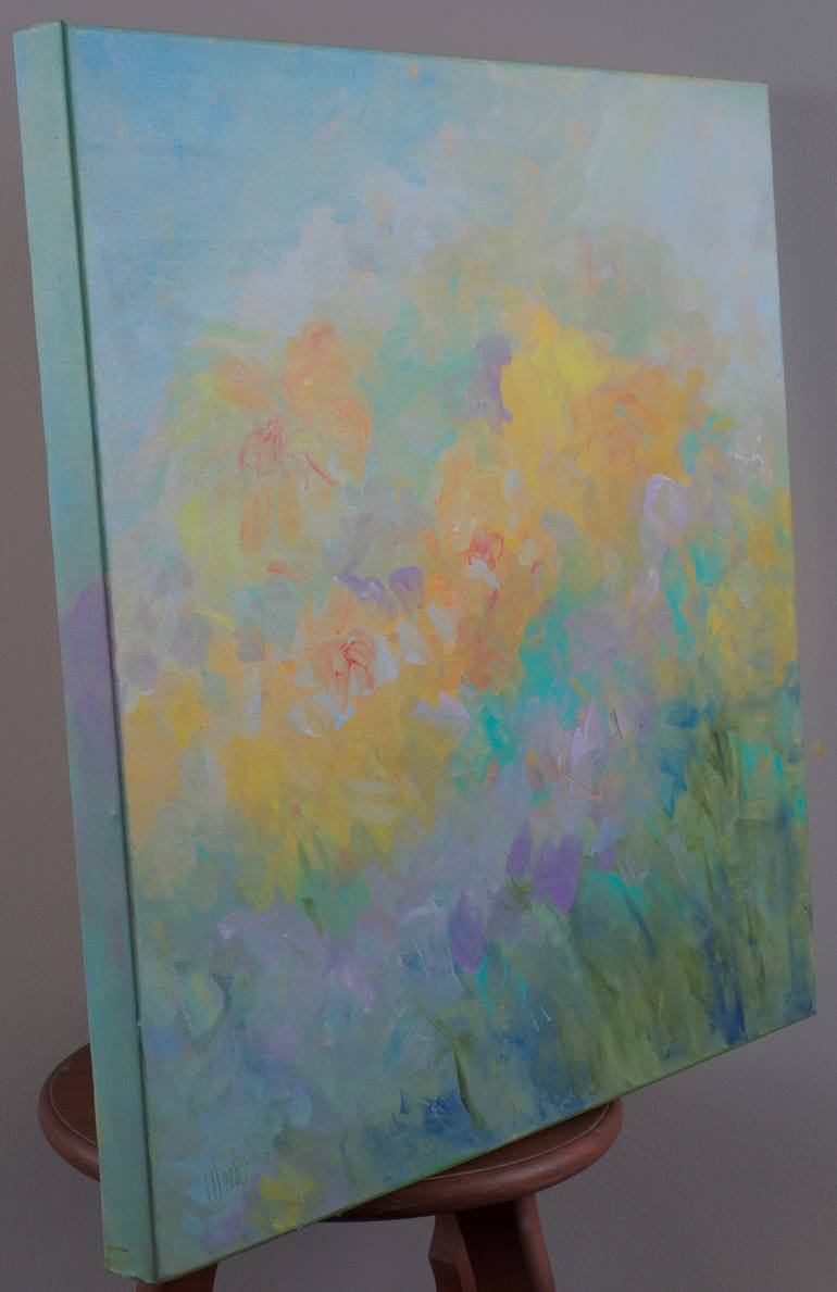 Original Expressionism Floral Painting by Trish Weeks