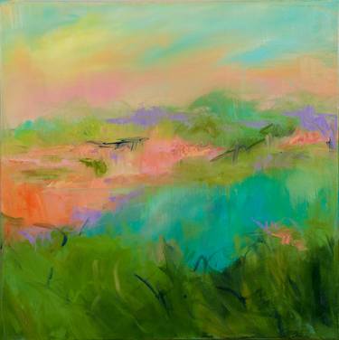 Original Abstract Landscape Paintings by Trish Weeks