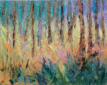 Original Abstract Expressionism Landscape Paintings by Trish Weeks