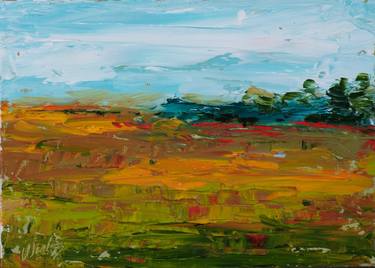 Original Abstract Expressionism Landscape Paintings by Trish Weeks