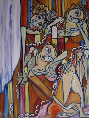 Print of Women Paintings by Tennille Rose Will