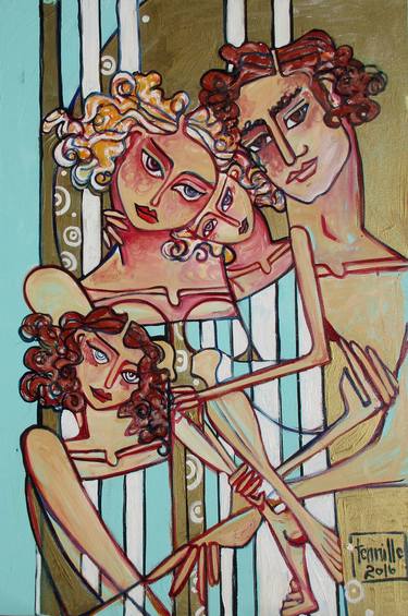 Print of Family Paintings by Tennille Rose Will