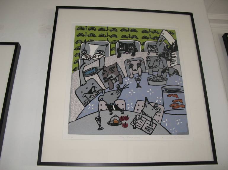 Original Conceptual Animal Printmaking by Coco Berkman