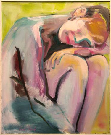 Original Expressionism Nude Paintings by Vincent Boelaarts