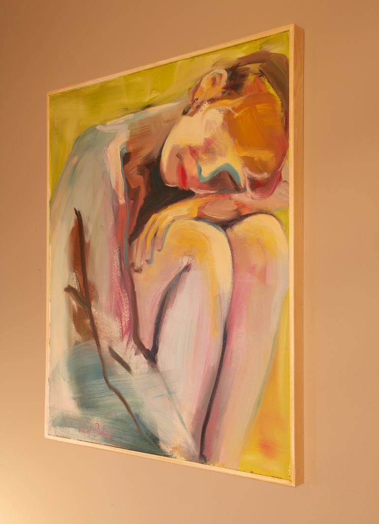 Original Expressionism Nude Painting by Vincent Boelaarts