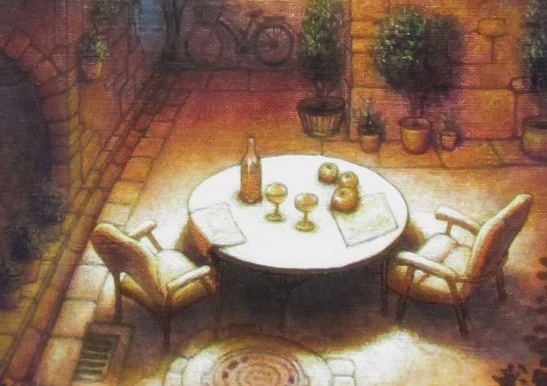 Original Contemporary Architecture Painting by Gorg Artist