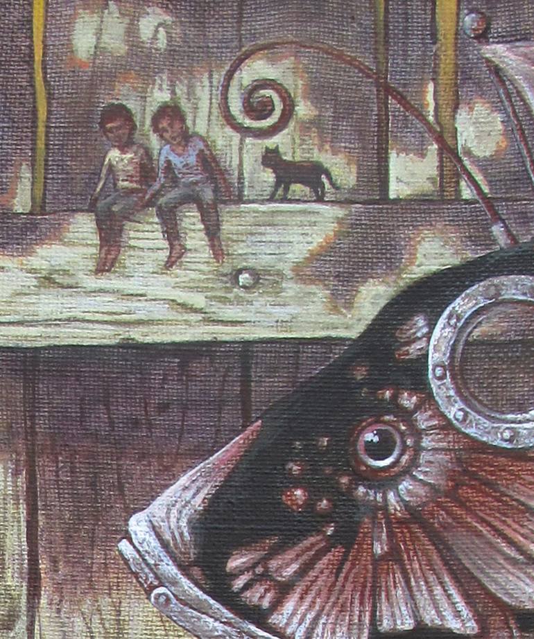 Original Symbolism Fantasy Painting by Gorg Artist
