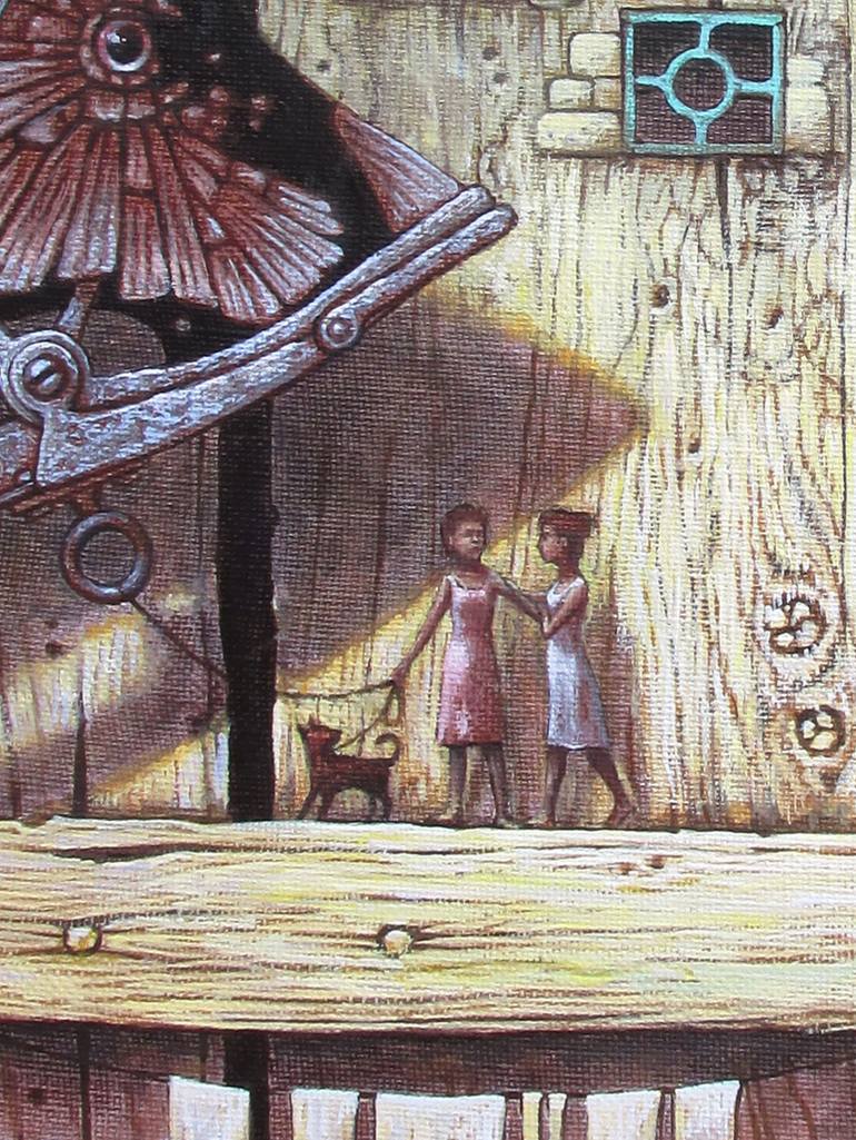 Original Symbolism Fantasy Painting by Gorg Artist