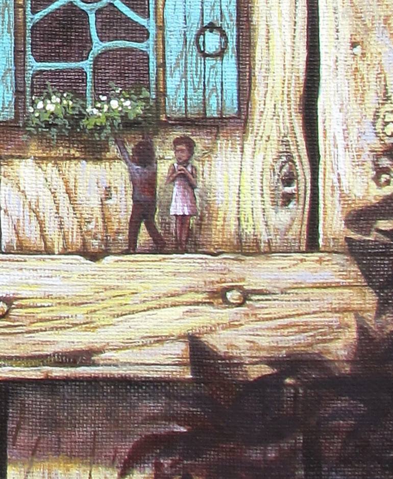 Original Symbolism Fantasy Painting by Gorg Artist