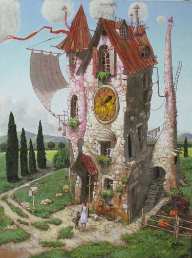 Print of Surrealism Architecture Paintings by Gorg Artist