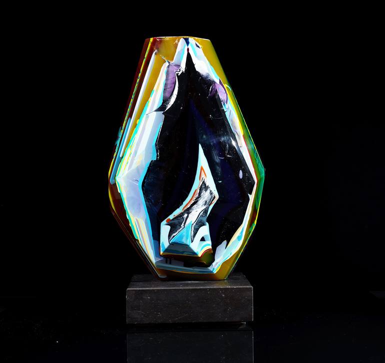 Original Abstract Expressionism Abstract Sculpture by David Diaz