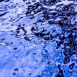 Dutch Canal Biomorphic Cobalt Blue by Roberta Jean Smith
