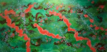 Original Abstract Landscape Paintings by Roberta Jean Smith