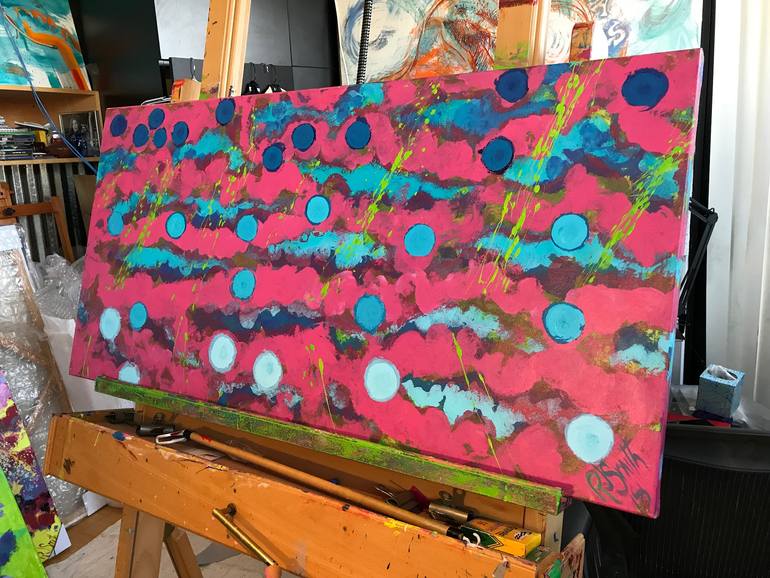 Original Abstract Landscape Painting by Roberta Jean Smith