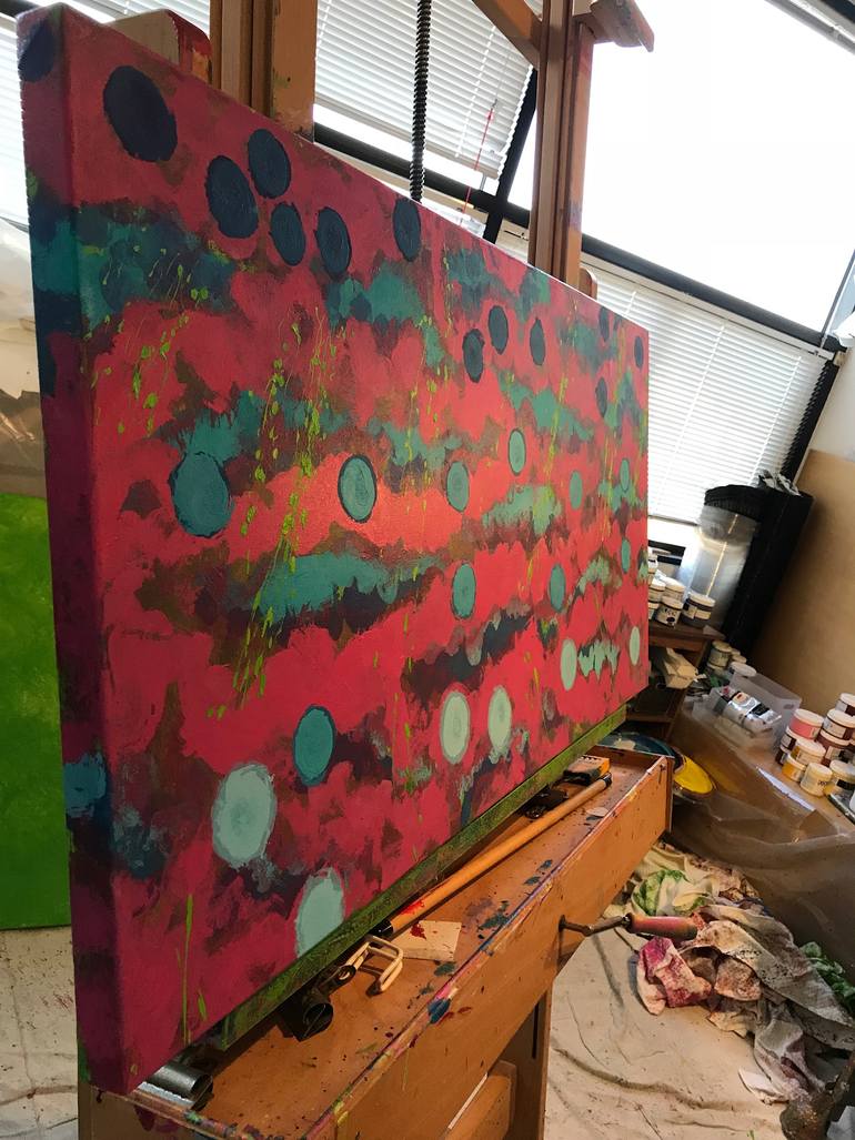 Original Abstract Landscape Painting by Roberta Jean Smith