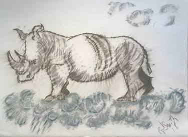 Original Figurative Animal Drawings by Roberta Jean Smith