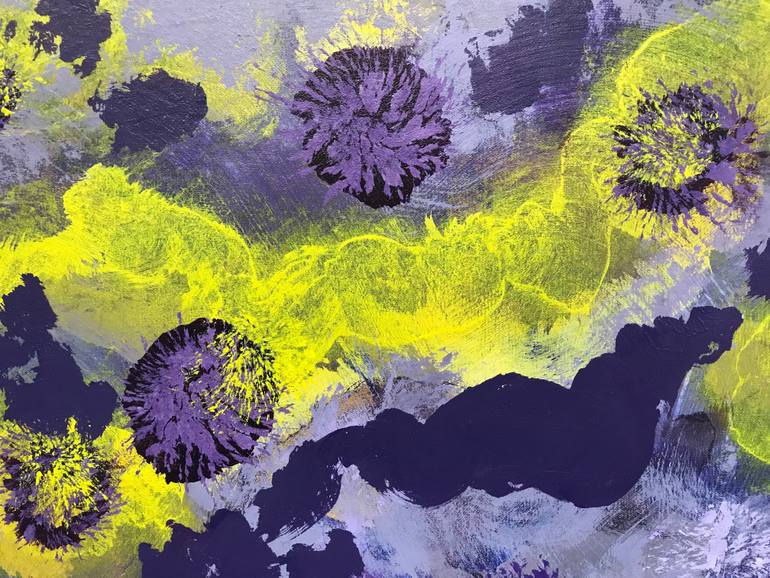 Original Abstract Expressionism Landscape Painting by Roberta Jean Smith