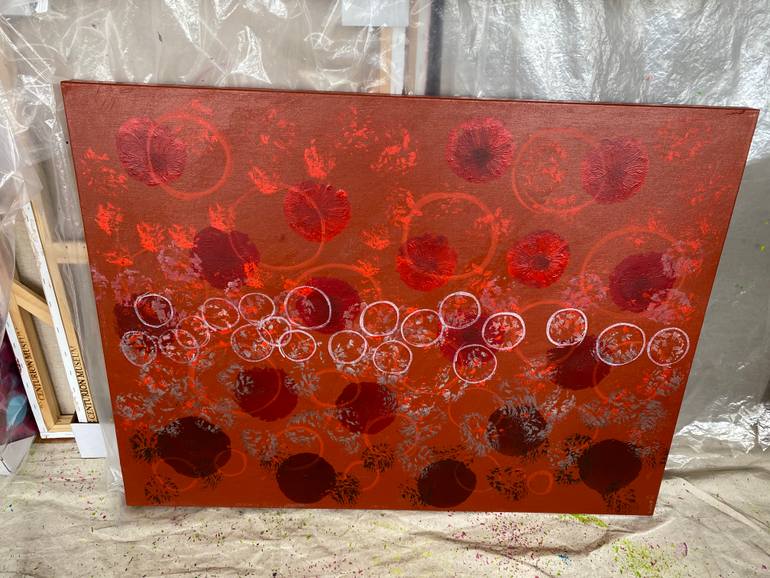 Original Surrealism Landscape Painting by Roberta Jean Smith