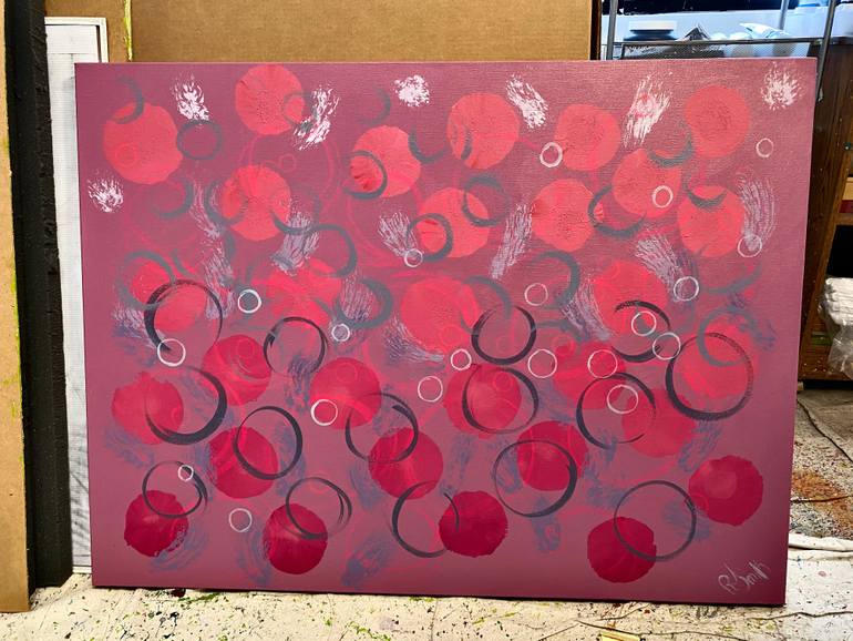 Original Abstract Expressionism Landscape Painting by Roberta Jean Smith