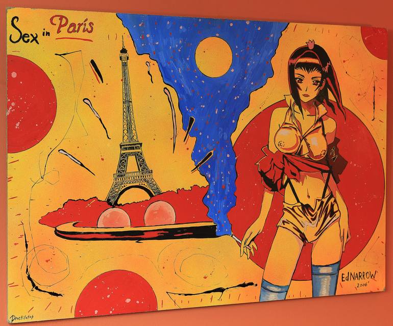 Original Modernism Nude Painting by Norbert Szük
